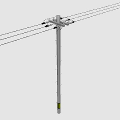 電信柱（高さ修正） - CLIP STUDIO ASSETS