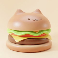 にゃんこバーガー - CLIP STUDIO ASSETS