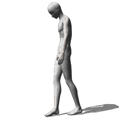 Sad walk 1 - CLIP STUDIO ASSETS