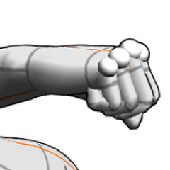 Dynamic Fist - CLIP STUDIO ASSETS