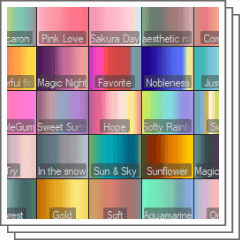 "My dear" Gradient map - CLIP STUDIO ASSETS