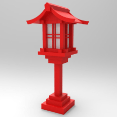 木製の灯篭 - CLIP STUDIO ASSETS