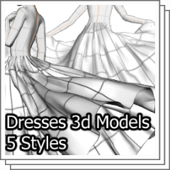 long dress drawing reference JH