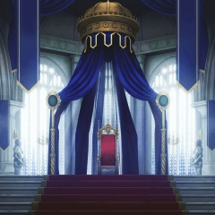 異星の神殿玉座 Throne Room_Noon (Fantasy 06-Gyokuza) - CLIP STUDIO ASSETS