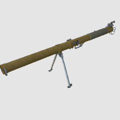 A7M1 IJA 7 糎 cannon, Type4 70mmATrocket Launche - CLIP STUDIO ASSETS