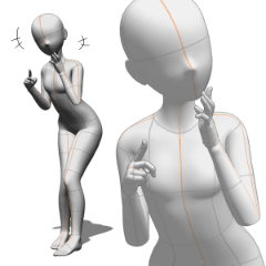 Idol Pose - CLIP STUDIO ASSETS