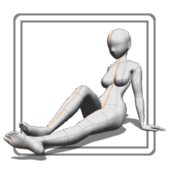 フィットセクシーな女性の体型 - CLIP STUDIO ASSETS