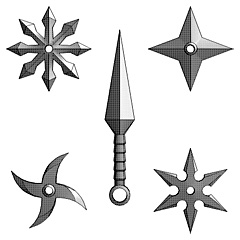 手裏剣 3D set - CLIP STUDIO ASSETS