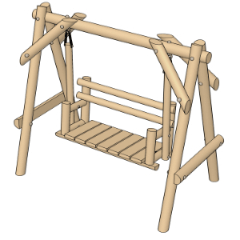 木製ブランコ - CLIP STUDIO ASSETS