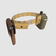 WW2 ~US. ミリタリー ピストルベルト ホルスターセット US Army WW2 Pistol Belt Set US WW2 pistol belt set - CLIP STUDIO